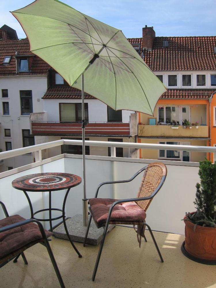 Modernes 1 Zimmer Luxusappartement Kleiner Roland Mit Parkplatz Und Balkon In Bremen Naehe Zentrum Eksteriør billede